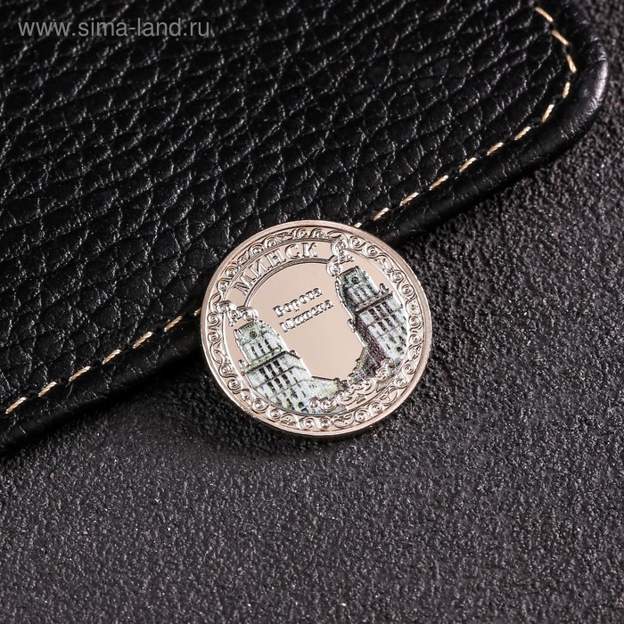 Сувенирная монета «Минск», d = 2.2 см, металл - Фото 1