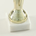 Кубок 107, наградная фигура, золото, подставка камень, 19 см - Фото 4