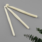 Набор крючков для вязания, d=7/8/9 мм, 14 см, 3 шт., белый - Фото 3