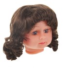 Волосы для кукол "Кудряшки с челкой" размер большой , цвет Р2 - Фото 2