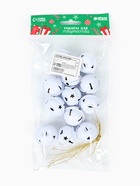 Бубенчики для рукоделия, набор 12 шт., размер 1 шт. — 3 см, белые - фото 122203508