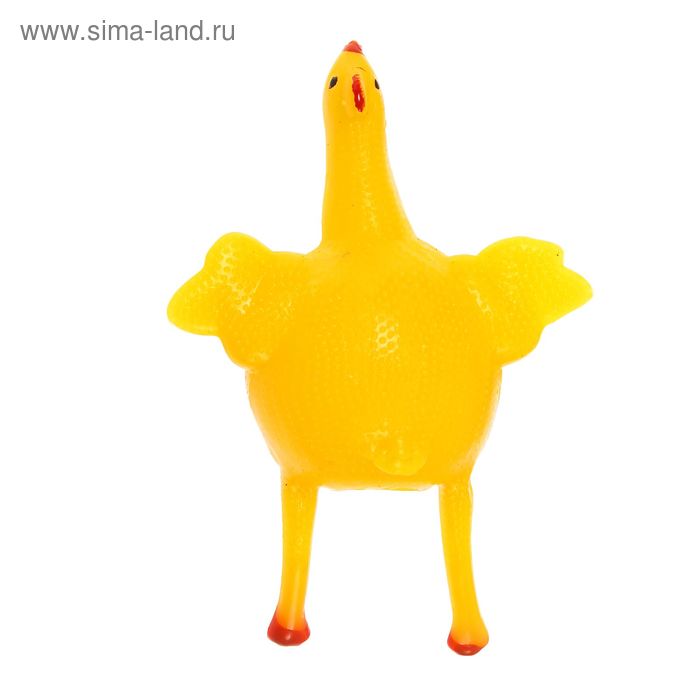 Мялка «Курица», с водой, с яйцом, цвет жёлтый - Фото 1