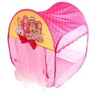 Игровая палатка «Домик принцессы» с занавесками и бантами, цвет розовый - Фото 2