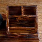 Набор настольный «Маяк»: подставка для ручек, визитница, 14 х 30 х 27 см - Фото 2
