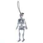 Прикол «Скелет», резиновый, цвет серый - фото 110357375