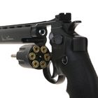 Револьвер Dan Wesson 8" металл/серый (6 ВВ /одиночного/двойного действия) - Фото 5