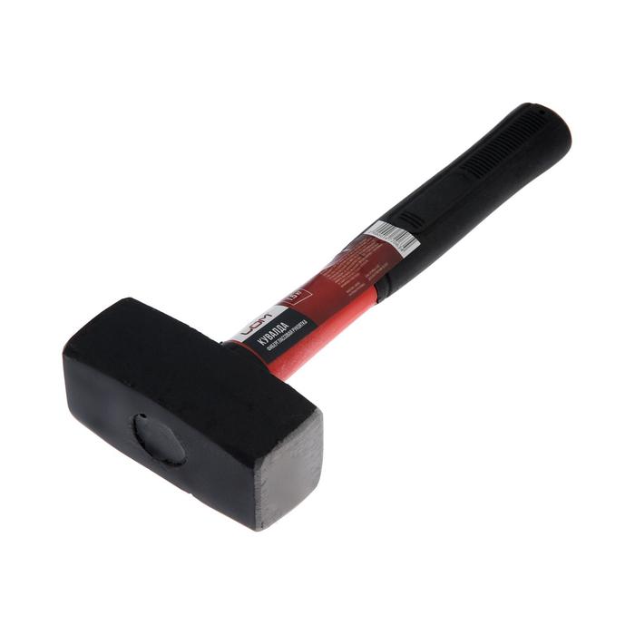 Кувалда ЛОМ, фиберглассовая рукоятка, 1.5 кг - Фото 1