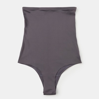 Трусы стринги корректирующие высокие ONLITOP Skulptor, размер 44-46, цвет серый