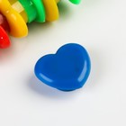 Магнит пластик "Сердечки цветные" набор 8 шт 1,8х1,8 см - Фото 2