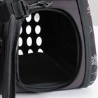 Складная сумка-переноска с отдельным входом, материал EVA, 43,5 х 28 х 33 см, черная - Фото 8