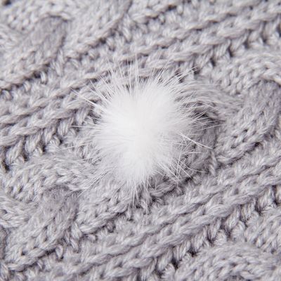Помпон из натурального меха норки, размер 1 шт.: 2.5 см, белый