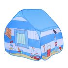 Игровая палатка «Морской домик», цвет голубой - Фото 3