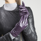 Перчатки женские, размер 7.5, с подкладом, цвет фиолетовый - Фото 2