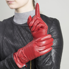 Перчатки женские, размер 7.5, с подкладом, цвет красный - Фото 2