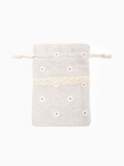 Мешочек подарочный «Ромашка», лён, 10×13.5 см, цвет кремовый - Фото 4