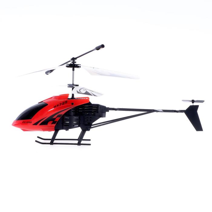 Вертолёт радиоуправляемый «Эксперт», работает от аккумулятора, цвет красный - фото 1883306336