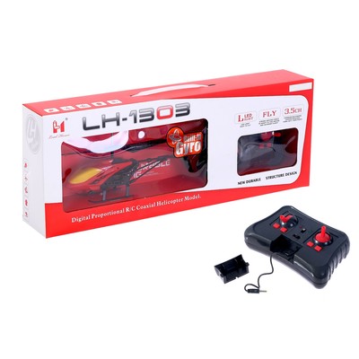 Вертолет радиоуправляемый «Эксперт», работает от аккумулятора, 3,5 канала, свет, МИКС