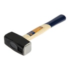 Кувалда кованая ТУНДРА, деревянная рукоятка, 1 кг - Фото 2