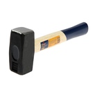 Кувалда кованая ТУНДРА, деревянная рукоятка, 1 кг - Фото 4