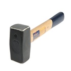 Кувалда кованая ТУНДРА, деревянная рукоятка, 2 кг - Фото 4