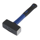 Кувалда кованая ТУНДРА, фиберглассовая трехкомпонентная рукоятка, 1.5 кг - Фото 2