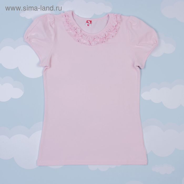 Джемпер (блузка) для девочки, рост 146 см, цвет розовый CAJ 61633 - Фото 1
