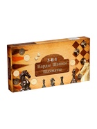 Настольная игра 3 в 1 «Король»: нарды, шахматы, шашки, 39×39 см 2566621 Настольная игра 3 в 1 «Король»: нарды, шахматы, шашки, 39×39 см 2566621