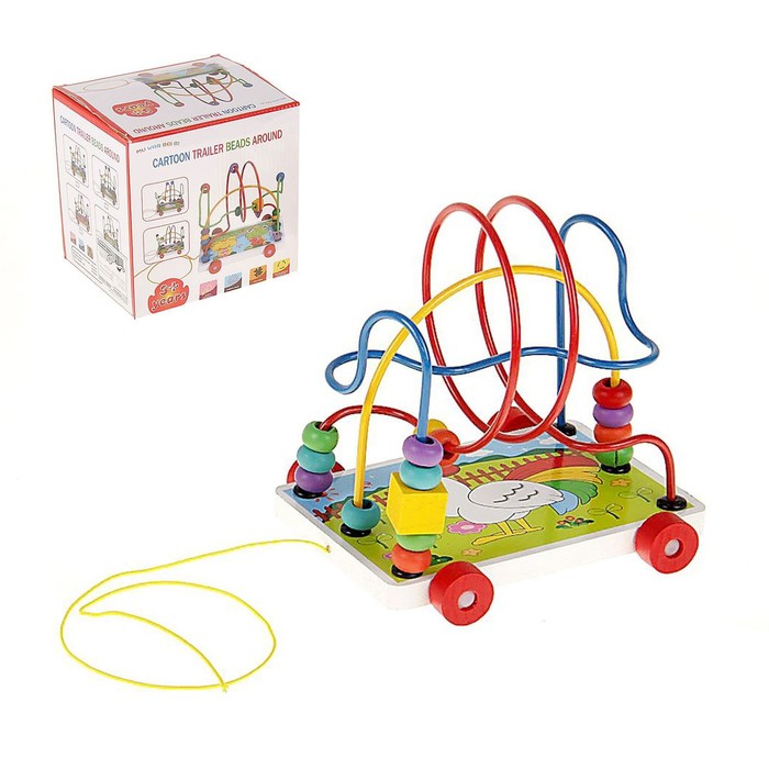 Серпантинка-лабиринт на колёсиках, МИКС - Фото 1