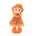 Мягкая кукла «Девочка», панамка в горошек, цвета МИКС - фото 8327616