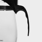 Чайник стеклянный заварочный Magistro «Мехико», 750 мл, с металлическим ситом, пластиковая колба - Фото 4