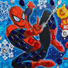 Аппликация гелевыми стразами "Самого классного Нового года!", Человек-паук - Фото 2