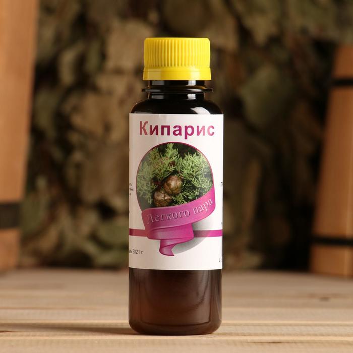 Ароматическая смесь натуральная для бани , ванны Кипарис 100мл - Фото 1