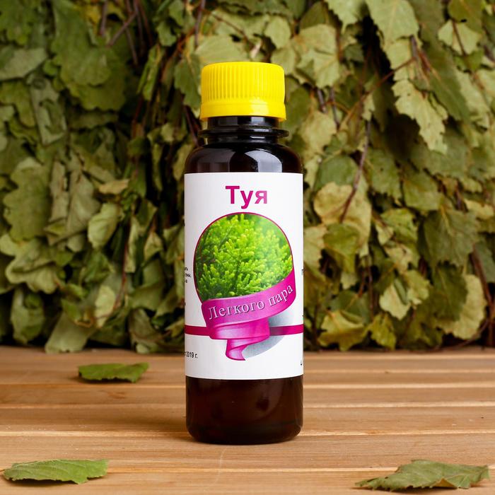 Ароматическая смесь натуральная для бани , ванны Туя 100мл - Фото 1