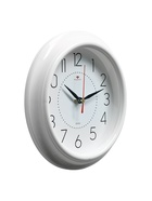 Часы настенные, интерьерные, бесшумные, d=21 см, белые - Фото 3