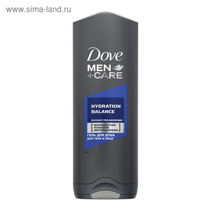 Гель для душа Dove Men + Care «Баланс увлажнения», 250 мл - Фото 1