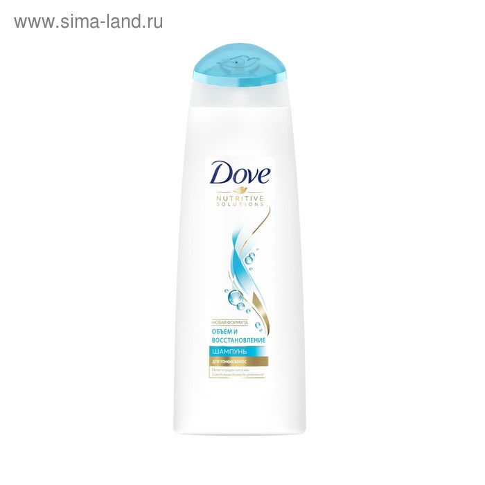 Шампунь для волос Dove Nutritive Solutions «Объём и восстановление», 250 мл - Фото 1
