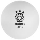 Мяч для настольного тенниса TORRES Profi, 3 звезды, 40 мм, 6 шт., цвет белый - Фото 2