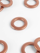 Люверсы для штор, d=3.1/5.5 см, 10 шт., коричневые - Фото 2