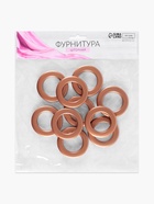 Люверсы для штор, d=3.1/5.5 см, 10 шт., коричневые - Фото 4