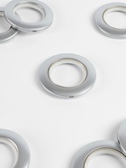 Люверсы для штор, d=4.1/7.5 см, 10 шт., цвет серебряный - Фото 2