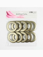 Люверсы для штор, d=4.1/7.5 см, 10 шт., цвет бронзовый - Фото 5