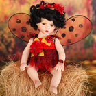 Кукла коллекционная керамика "Малышка Божья коровка" 24 см - Фото 1