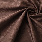 Скатерть "Этель" Роскошь 150*200, цв. шоколадный, пл. 192 г/м2, хл с ГМО - Фото 4