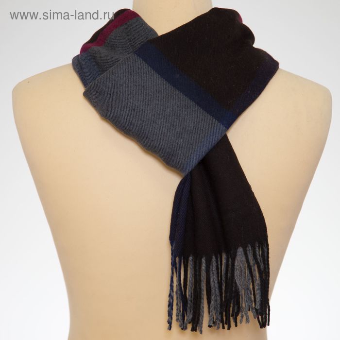 Шарф мужской "Этель" Вернон, 32 х 170 см, 100% п/э - Фото 1