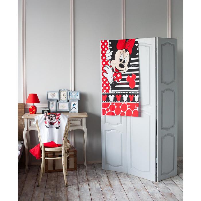 Полотенце пляжное «Минни Маус», 60×140 см, 100% хлопок, 160 г/м² 2410876