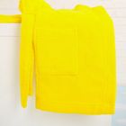Халат махровый детский, размер 32, цвет жёлтый, 340 г/м2 хл.100% с AIRO - Фото 4