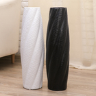 Ваза для цветов напольная «Объёмные полосы», овал, h=60 см, керамика, МИКС - Фото 3