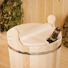 Запарник - ведро для бани и сауны, 15 л, липа, с крышкой, «Добропаровъ» - Фото 5