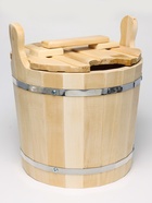 Запарник - ведро для бани и сауны, 15 л, липа, с крышкой, «Добропаровъ» - Фото 8