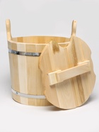 Запарник - ведро для бани и сауны, 15 л, липа, с крышкой, «Добропаровъ» - Фото 11